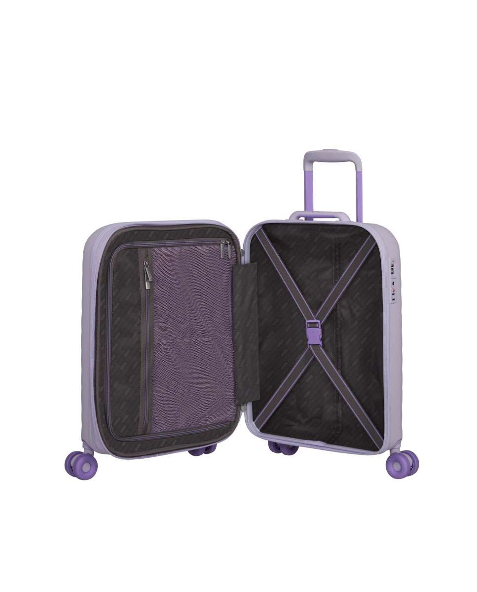 Mala de Cabine Neovibe 55cm 4 Rodas Expansivel Lilás 37L Lilás-2