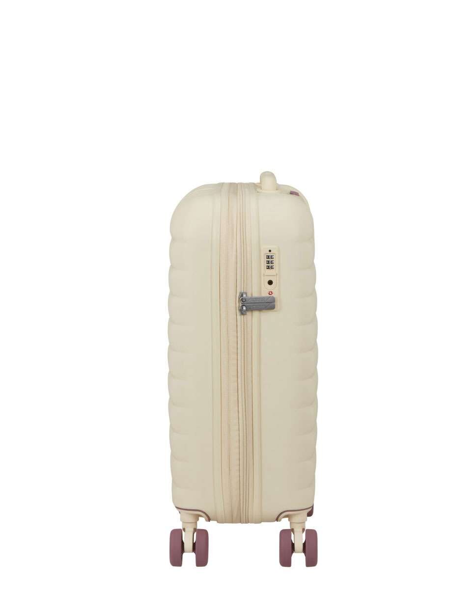 Mala de Cabine Neovibe 55cm 4 Rodas Expansivel Areia 37L Bege-3