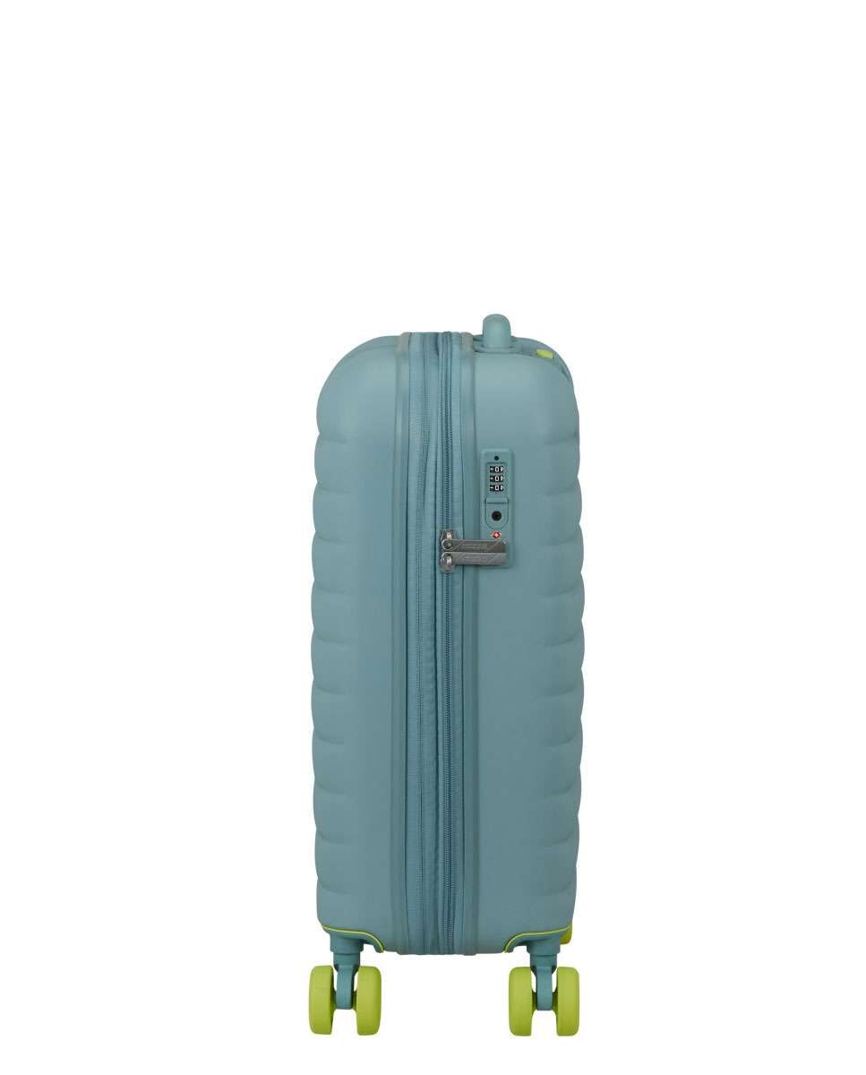 Mala de Cabine Neovibe 55cm 4 Rodas Expansivel Menta 37L Verde-3