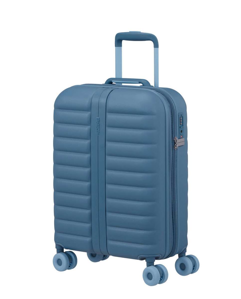 Imagem 0 de Mala de Cabine Neovibe 55cm 4 Rodas Expansivel Azul 37L