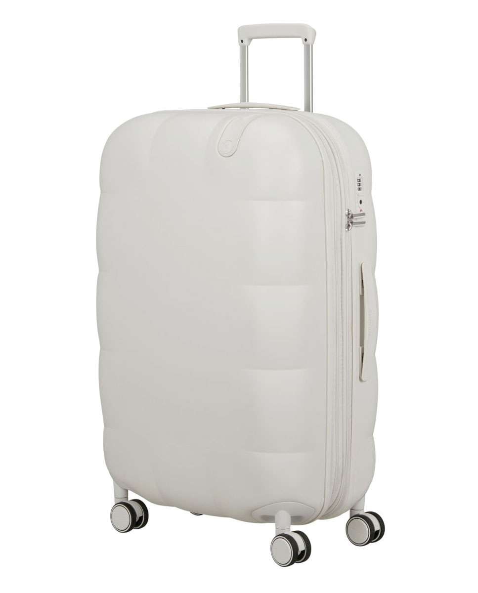 Imagem 0 de Mala de Viagem Grande Dreami 77cm Expansível 4 Rodas Branco Nuvem 96L