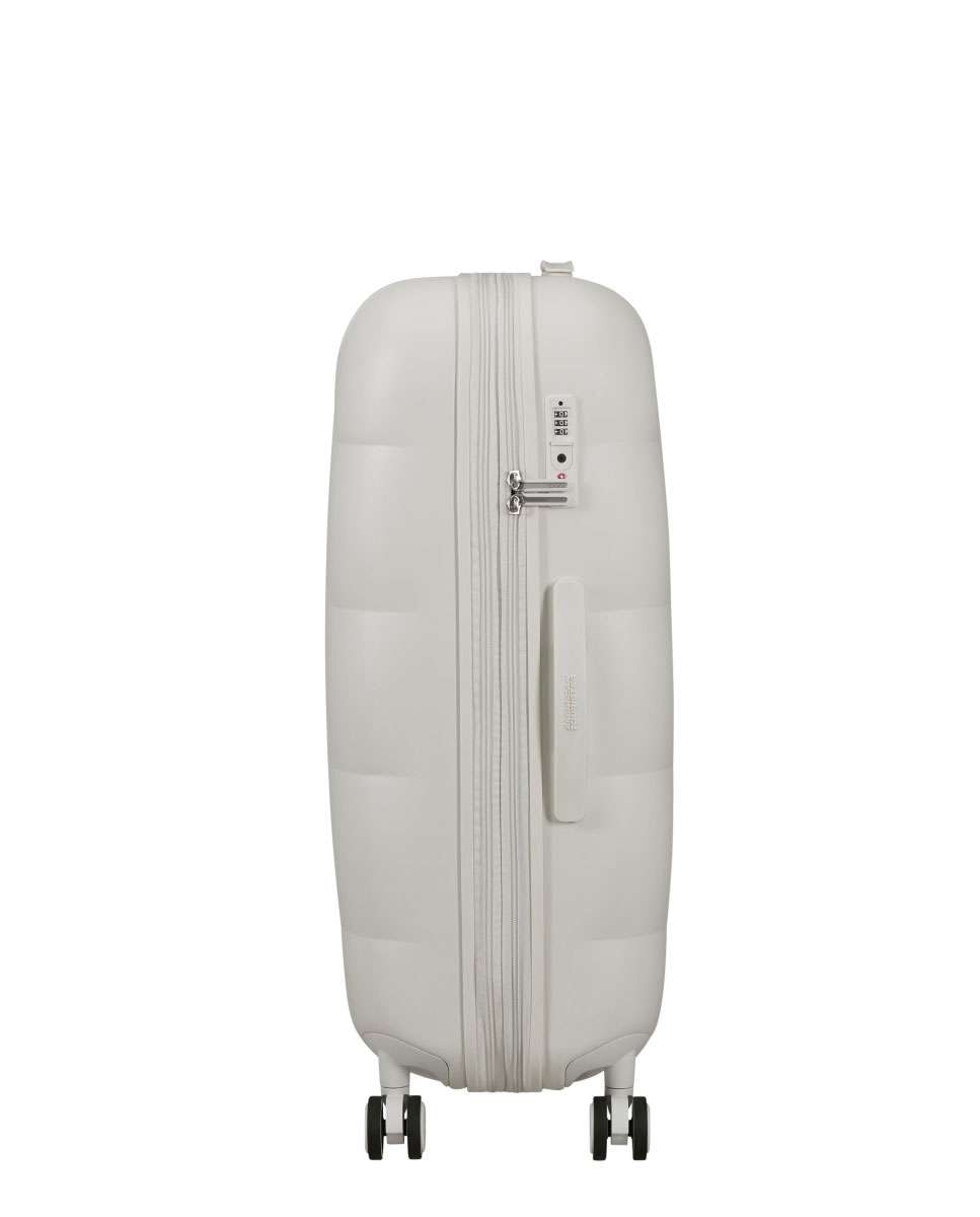 Mala de Viagem Grande Dreami 77cm Expansível 4 Rodas Branco Nuvem 96L Branco-3