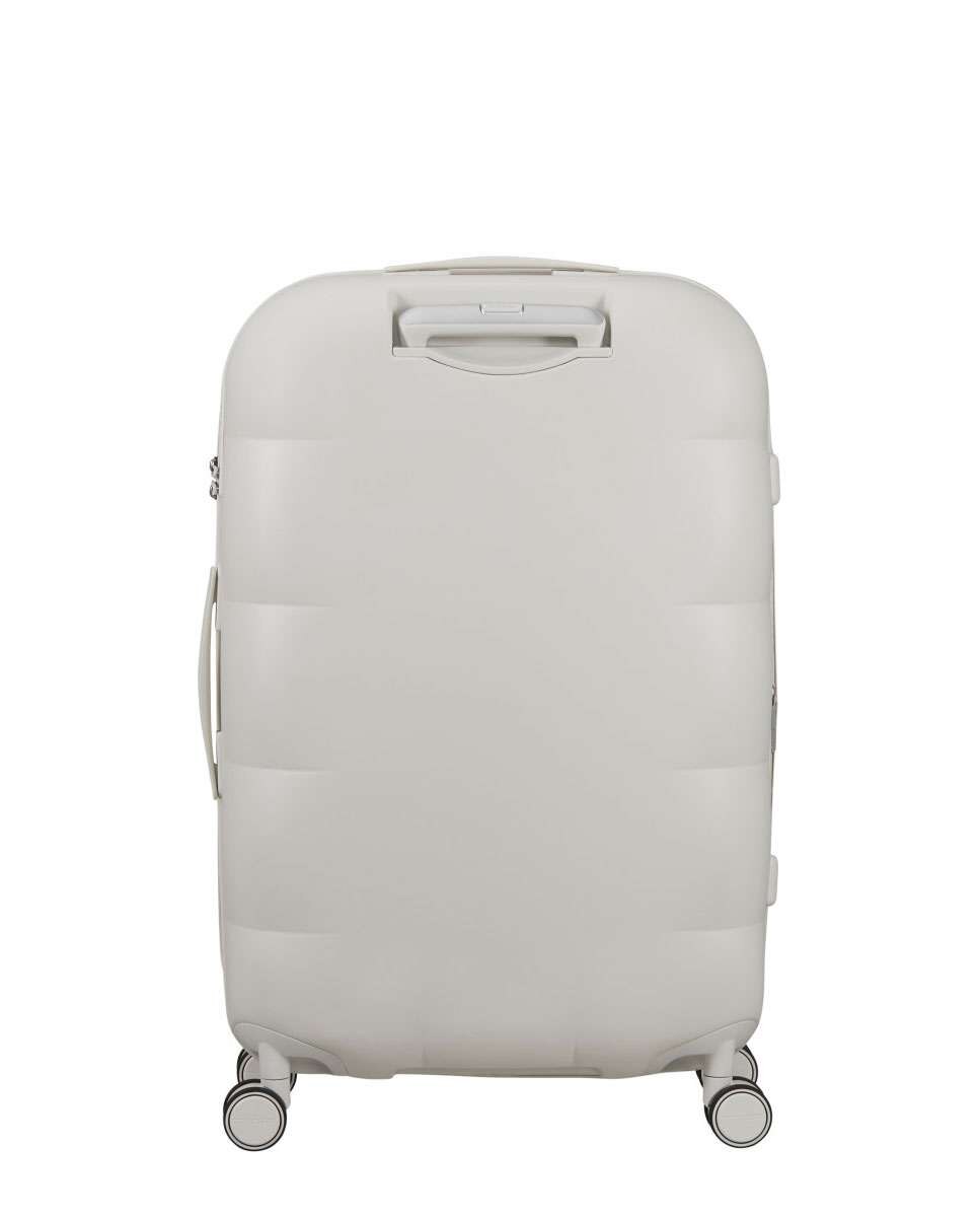 Mala de Viagem Grande Dreami 77cm Expansível 4 Rodas Branco Nuvem 96L Branco-4