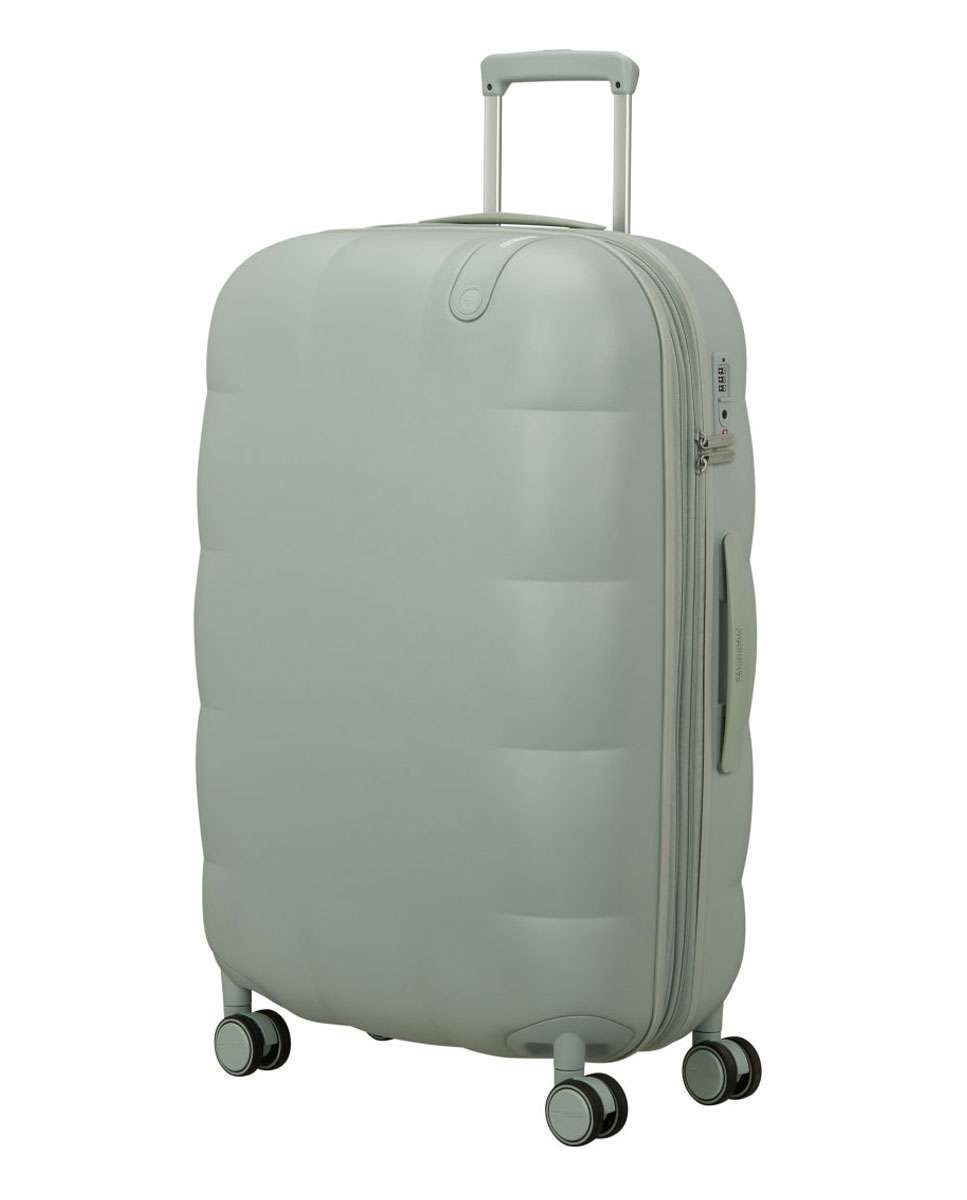 Imagem 0 de Mala de Viagem Grande Dreami 77cm Expansível 4 Rodas Verde Sálvia 96L