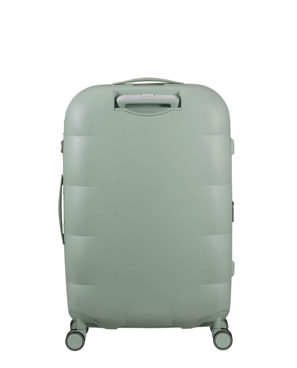 Mala de Viagem Grande Dreami 77cm Expansível 4 Rodas Verde Sálvia 96L Verde-4