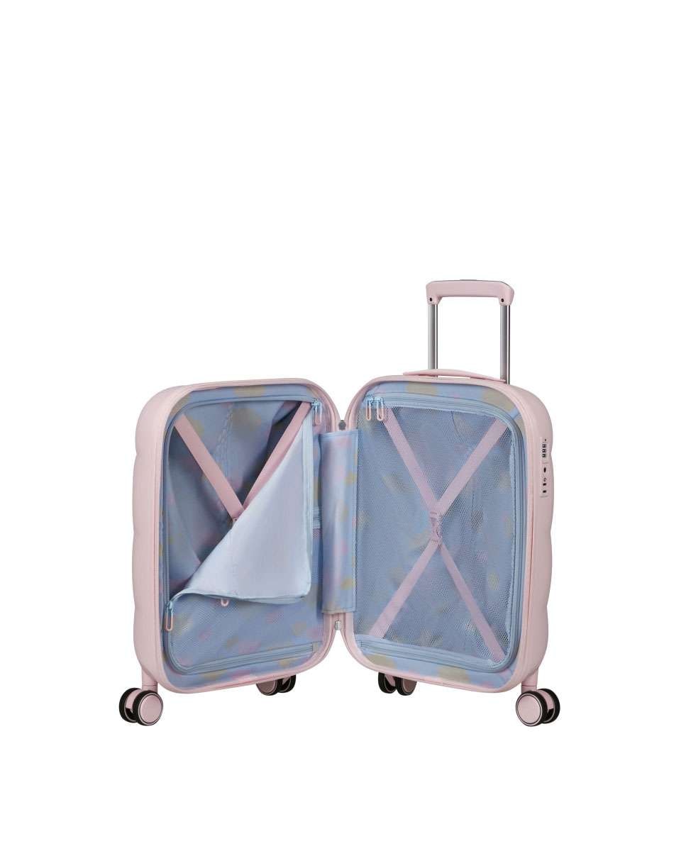 Mala de Cabine Dreami 55cm 4 Rodas Rosa 37L Rosa-2