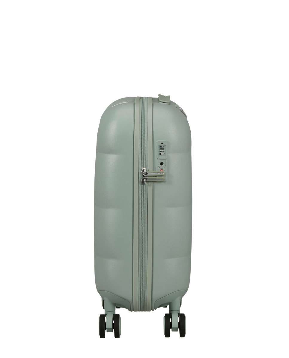 Mala de Cabine Dreami 55cm 4 Rodas Verde Sálvia 37L Verde-3