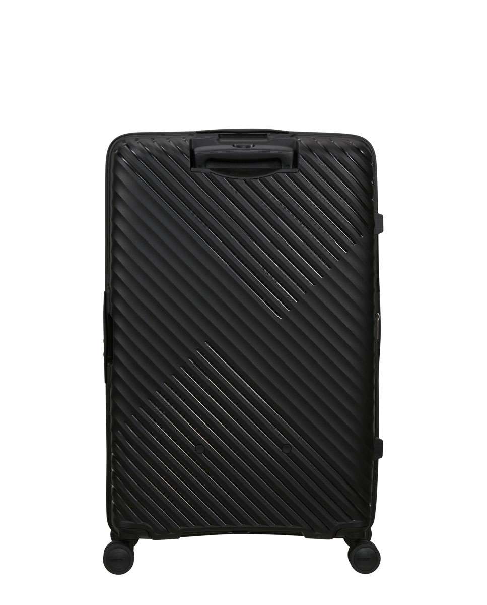 Mala de Viagem Grande Diablast 78cm 4 Rodas Expansível Preto 98L Preto-4