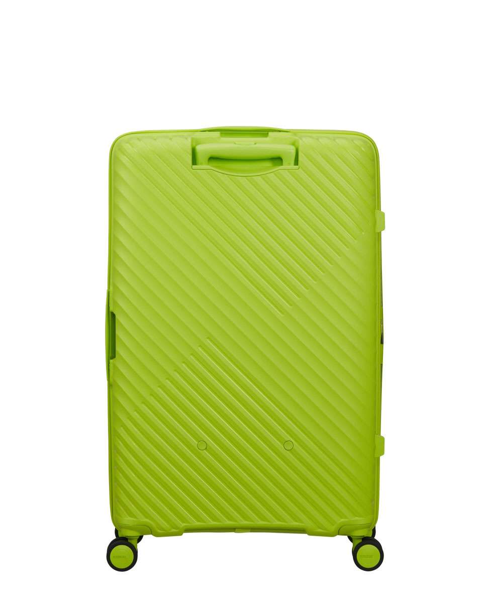 Mala de Viagem Grande Diablast 78cm 4 Rodas Expansível Verde Lima 98L Verde Lima-4