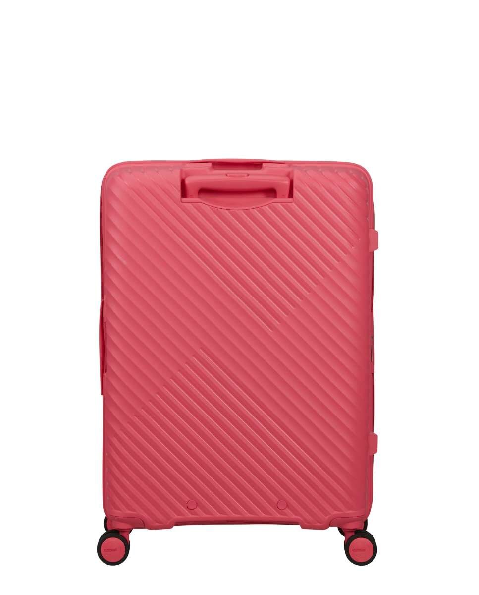 Mala de Viagem Média Diablast 68cm 4 Rodas Expansível Rosa 81L Rosa-4
