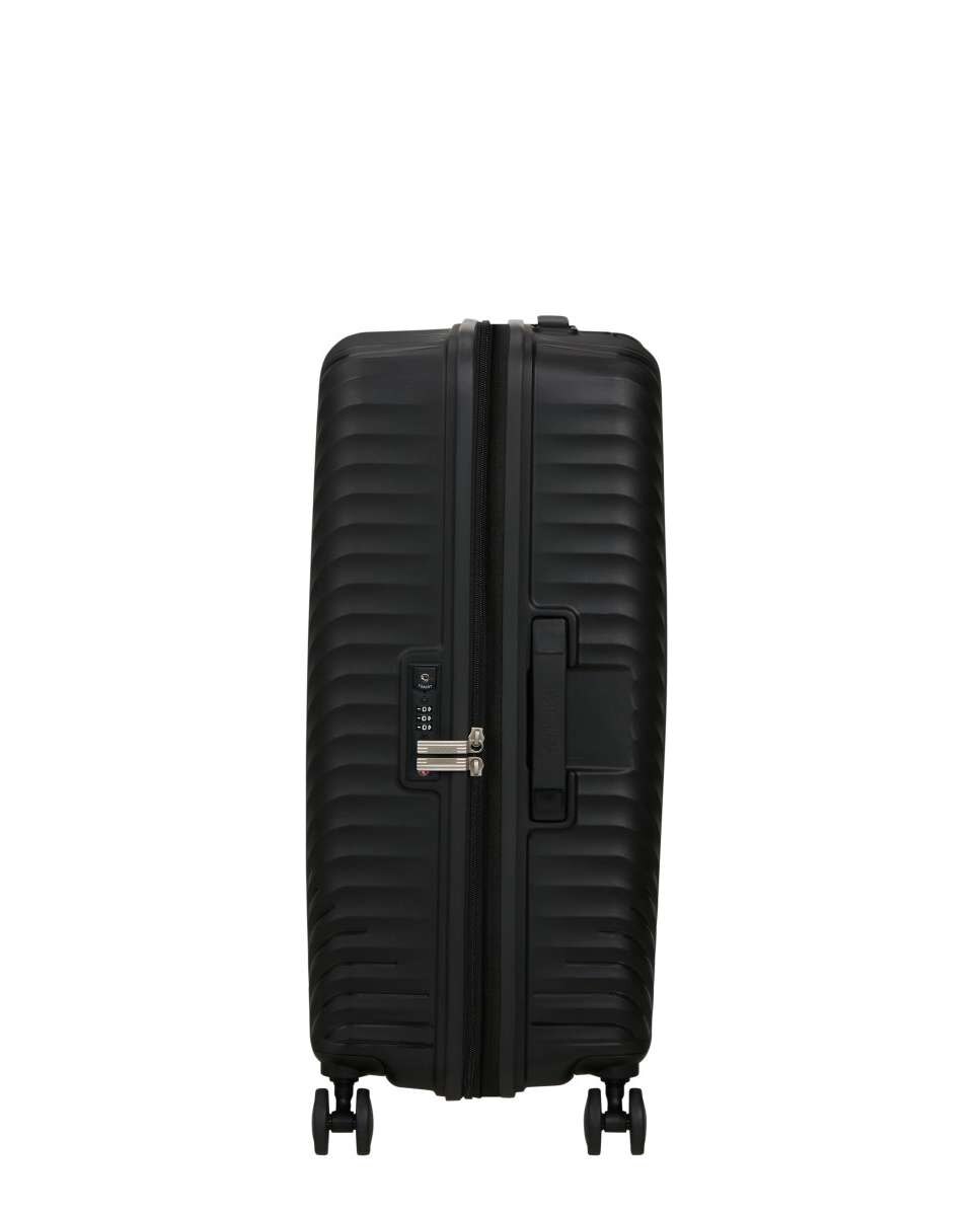 Mala de Viagem Média Diablast 68cm 4 Rodas Expansível Preto 81L Preto-3
