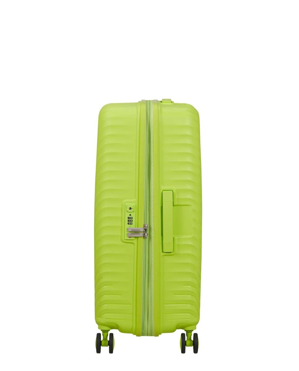 Mala de Viagem Média Diablast 68cm 4 Rodas Expansível Verde Lima 81L Verde Lima-3