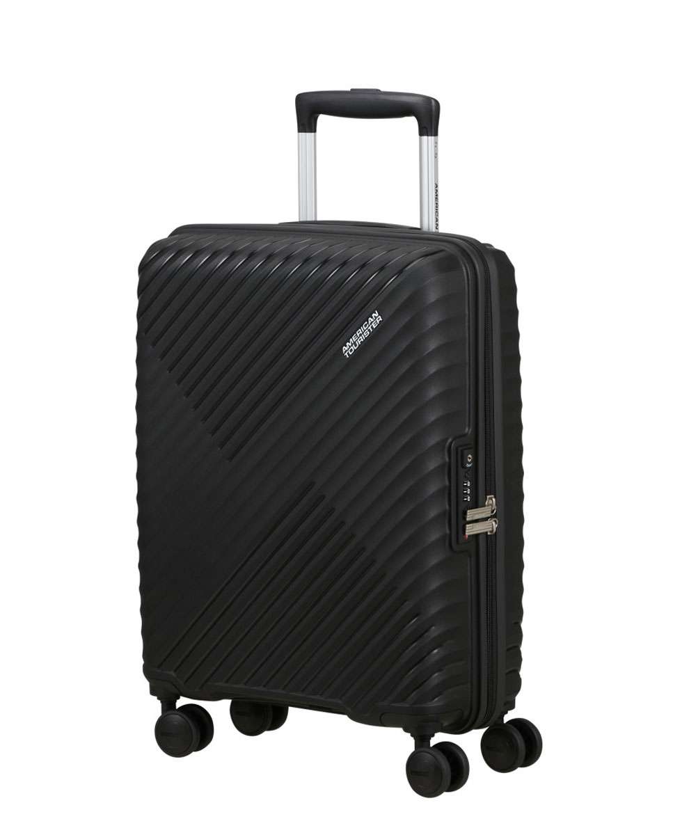 Mala de Cabine Diablast 55cm 4 Rodas Peto 35L Preto-1