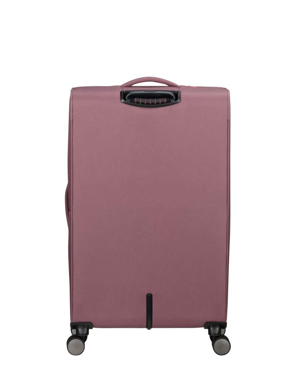 Mala de Viagem Grande Wanderlite 79cm com 4 Rodas Expansível Malva Galática 108L Rosa-4