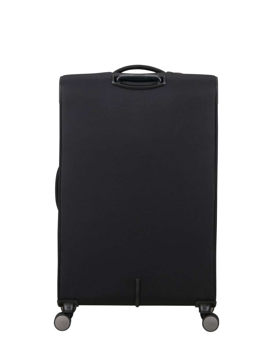 Mala de Viagem Grande Wanderlite 79cm com 4 Rodas Expansível Preto 108L Preto-4