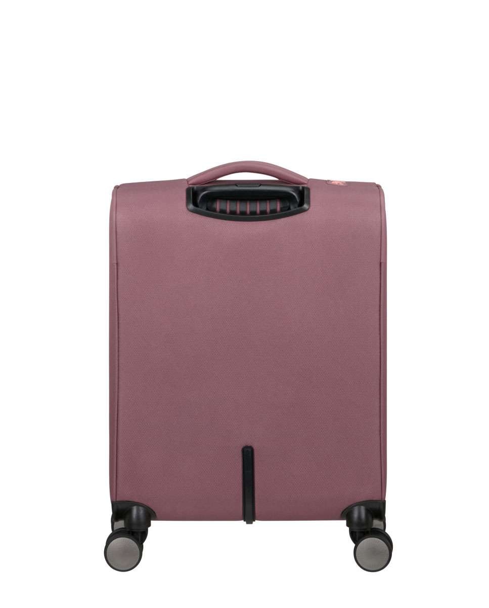 Mala de Cabine Wanderlite 55cm com 4 Rodas Expansível Malva Galáctica 45L Rosa-4