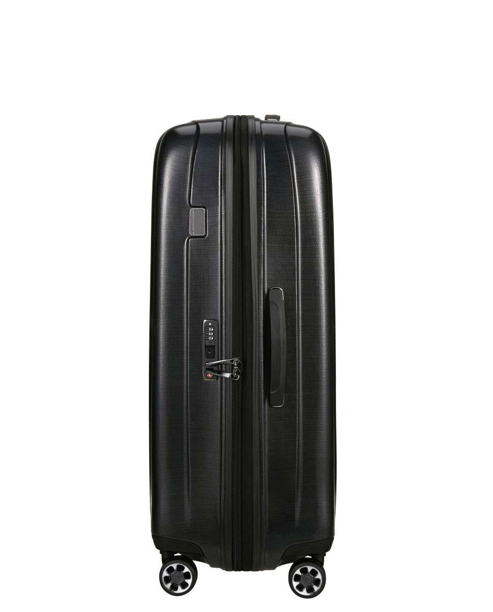 Mala de Viagem Extragrande Nexis 82cm 4 rodas Expansível Preto 134L Preto-2