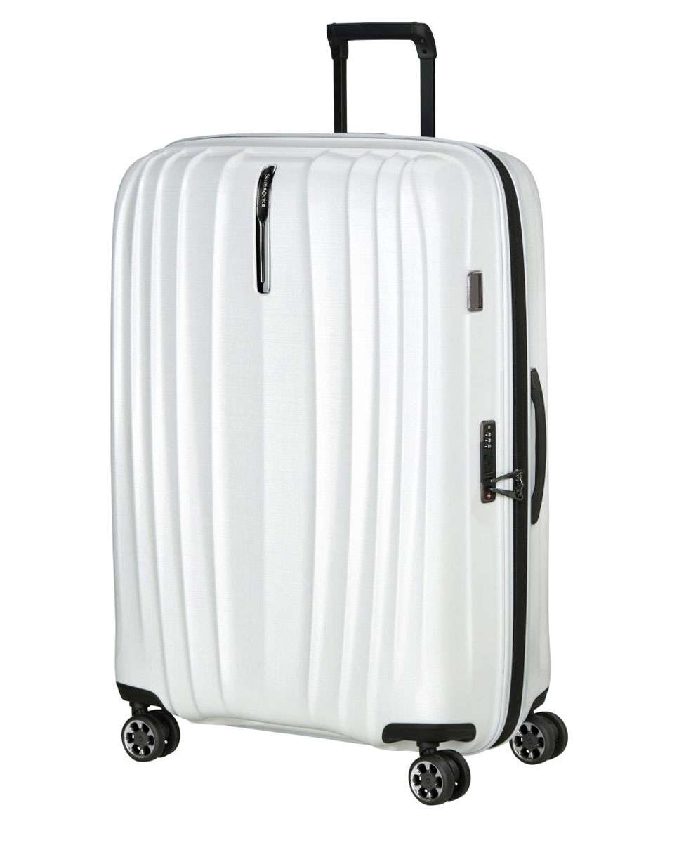 Imagem 0 de Mala de Viagem Extragrande Nexis 82cm 4 rodas Expansível Branco Algodão 134L