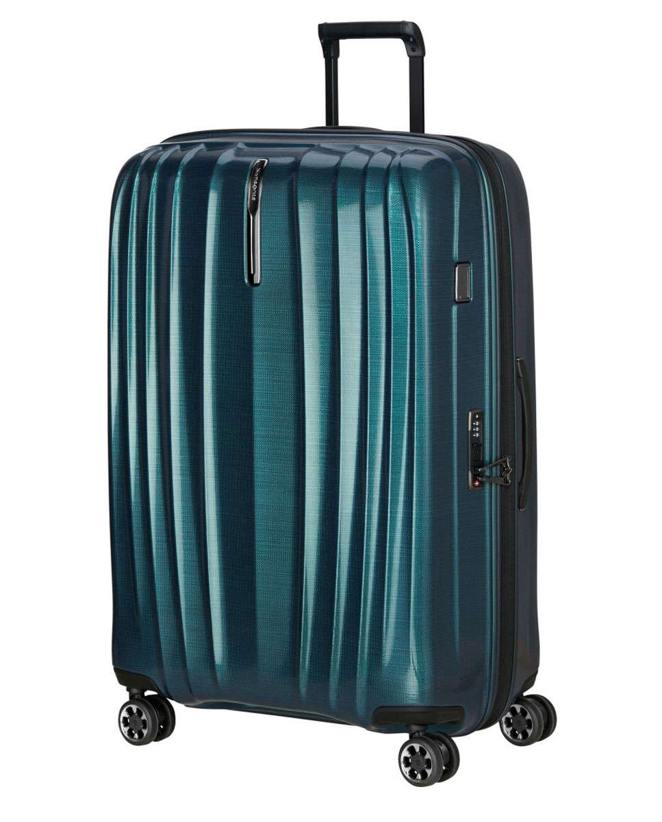 Imagem 0 de Mala de Viagem Extragrande Nexis 82cm 4 rodas Expansível Azul-Petróleo 134L