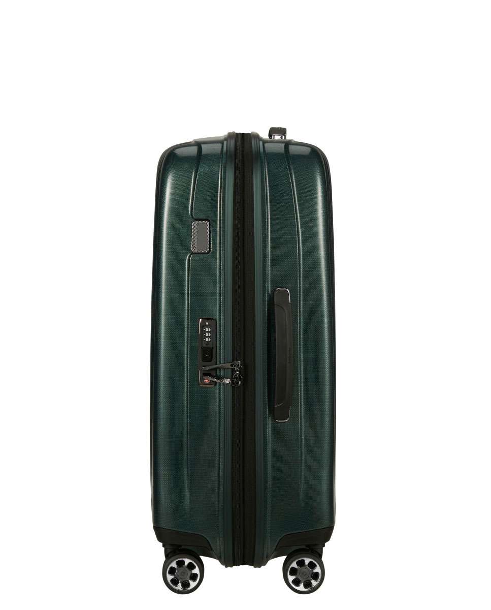 Mala de Viagem Média Nexis 70cm 4 rodas Expansível Verde Floresta 82L Verde-2