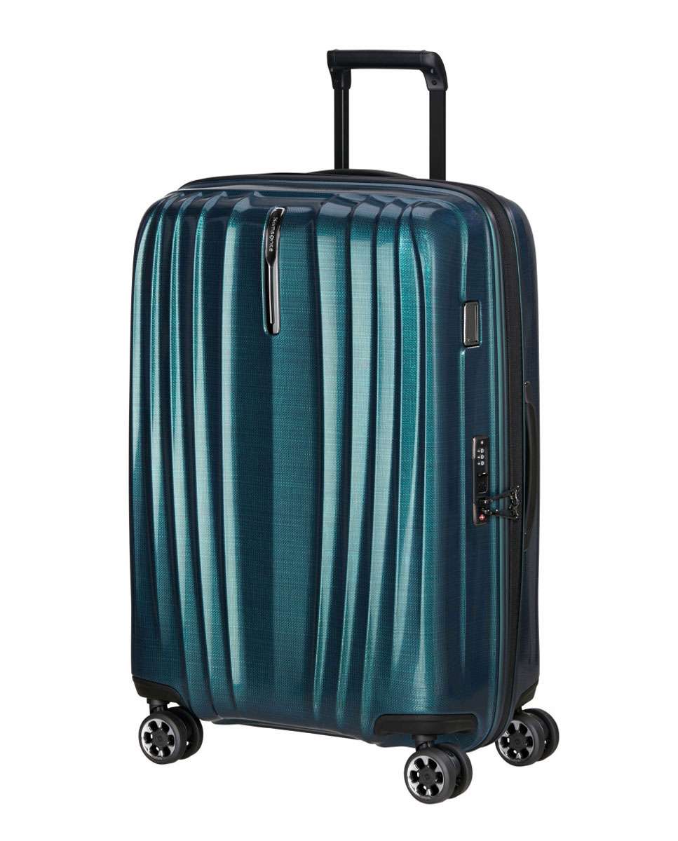 Imagem 0 de Mala de Viagem Média Nexis 70cm 4 rodas Expansível Azul-Petróleo 82L