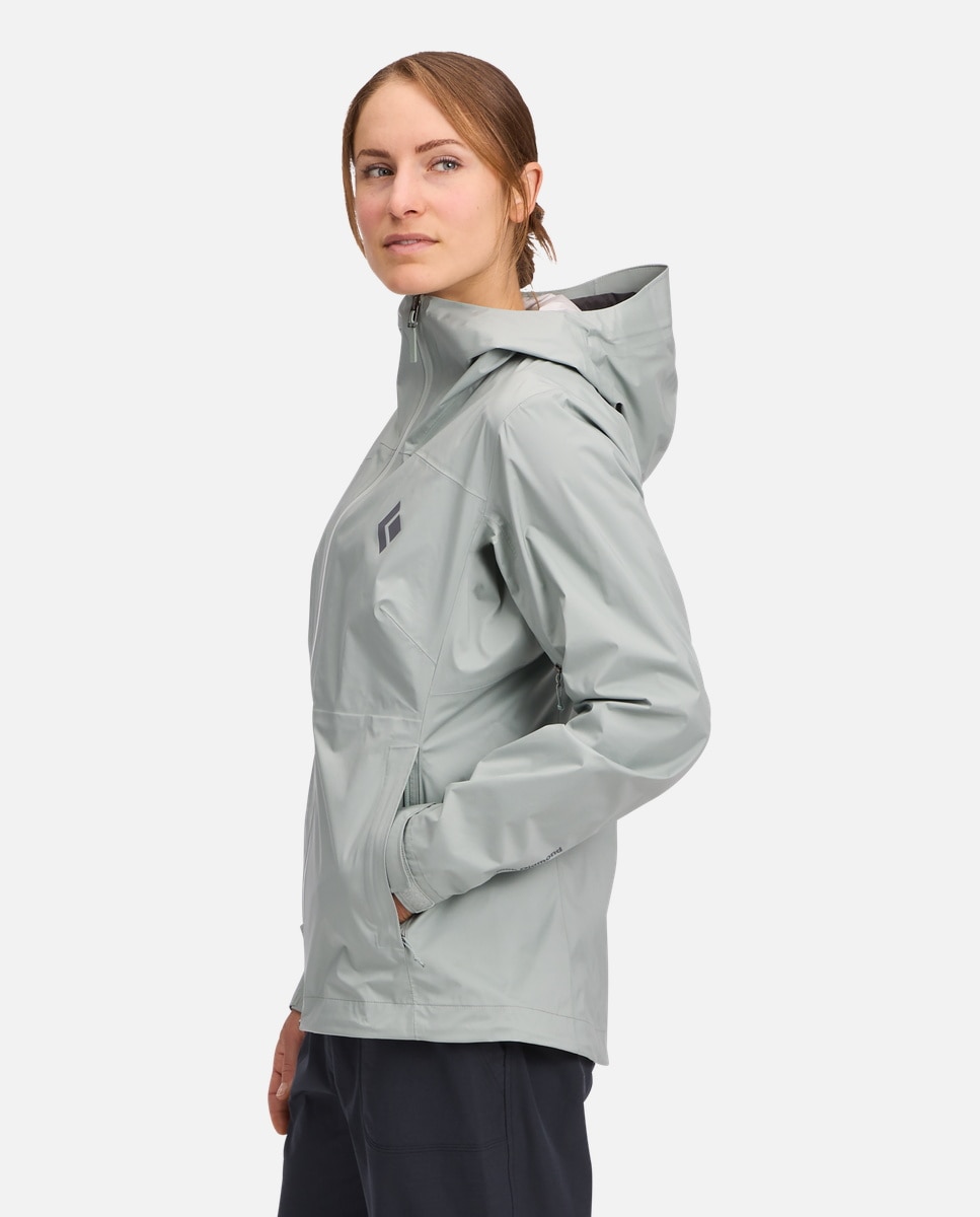 Casaco de Ski Fineline Stretch Shell Black Diamond Verde-4