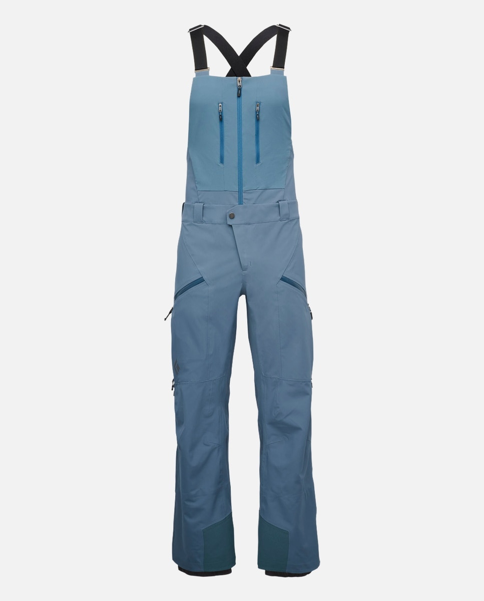 Calças de Ski Recon Stretch Bibs Black Diamond Azul-9