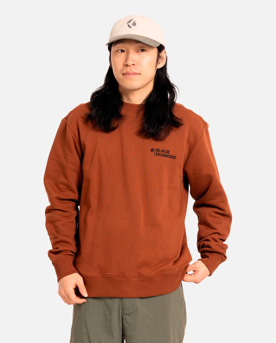 Imagem 0 de Sweatshirt de Ski Mini Stacked Crewneck Black Diamond