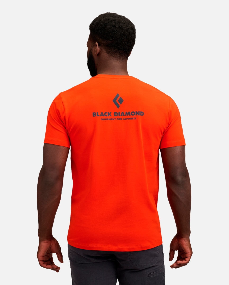 T-shirt Equipmnt For Alpinist Ss Black Diamond Amarelo-2