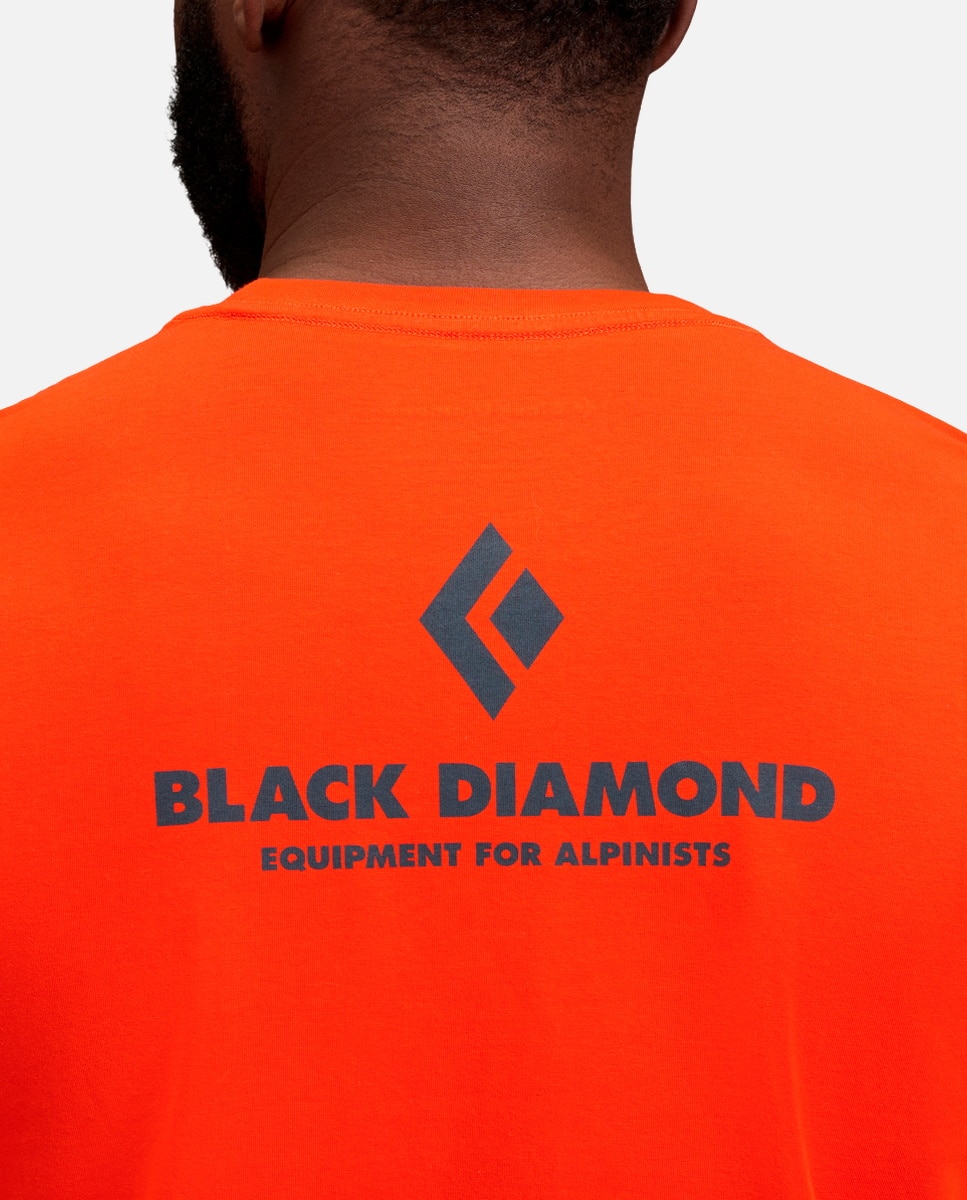 T-shirt Equipmnt For Alpinist Ss Black Diamond Amarelo-5