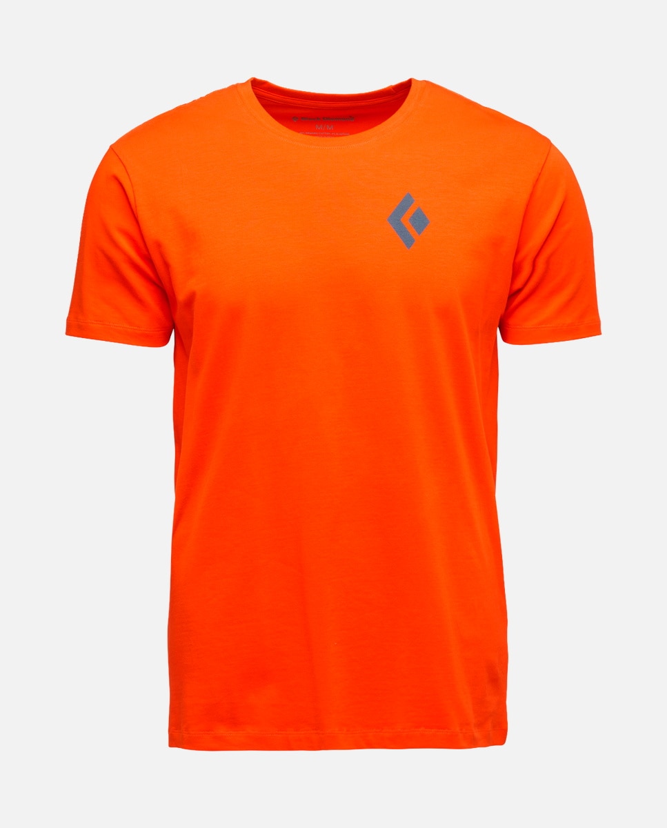 T-shirt Equipmnt For Alpinist Ss Black Diamond Amarelo-6