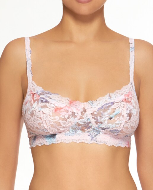 Imagem 0 de Bralette Retro de Renda Estampada