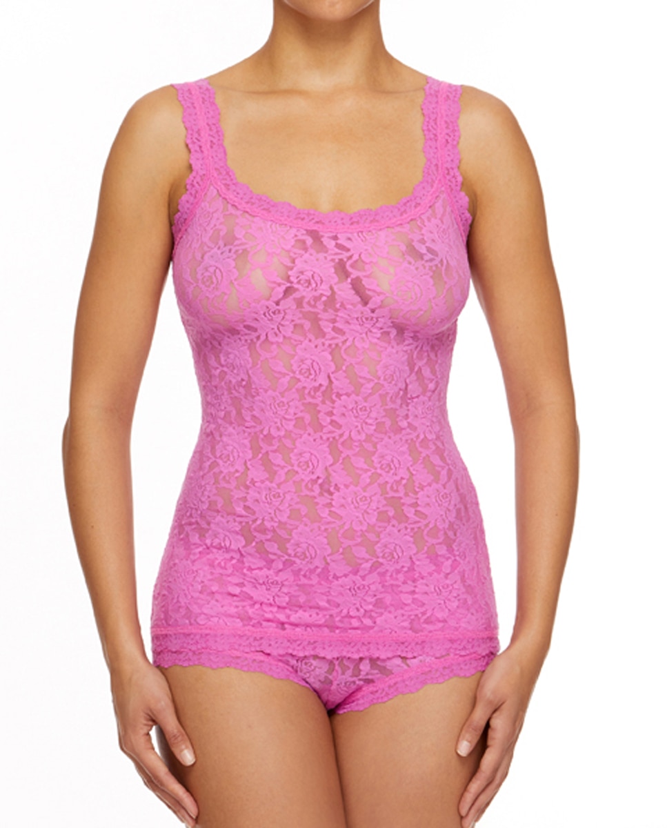 Imagem 0 de T-shirt Interior Básica de Alça Larga com Renda