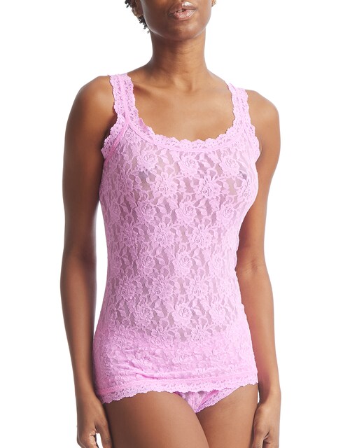 Imagem 0 de T-shirt Interior de Alça Larga com Renda