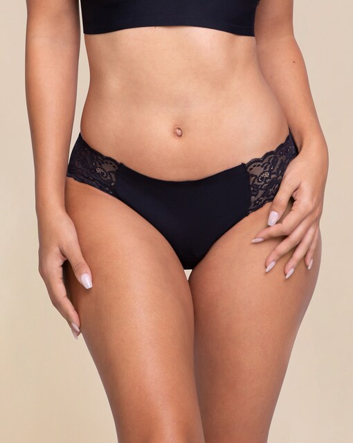 Imagem 0 de Cueca Menstrual com Renda Absorção Medium