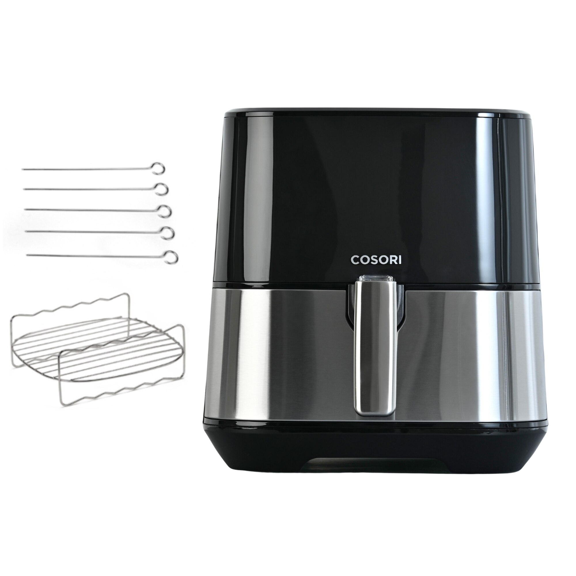 Imagem 0 de Fritadeira de Ar sem Óleo Cosori Stainless Chef Edition com Capacidade de 5,5 Litros + Livro de Receitas Exclusivo