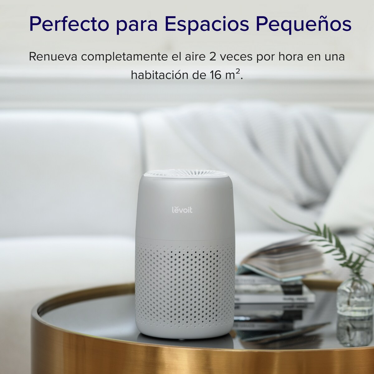 Purificador de ar ultrassilencioso Levoit Core Mini Pro com aromaterapia Cinzento-3