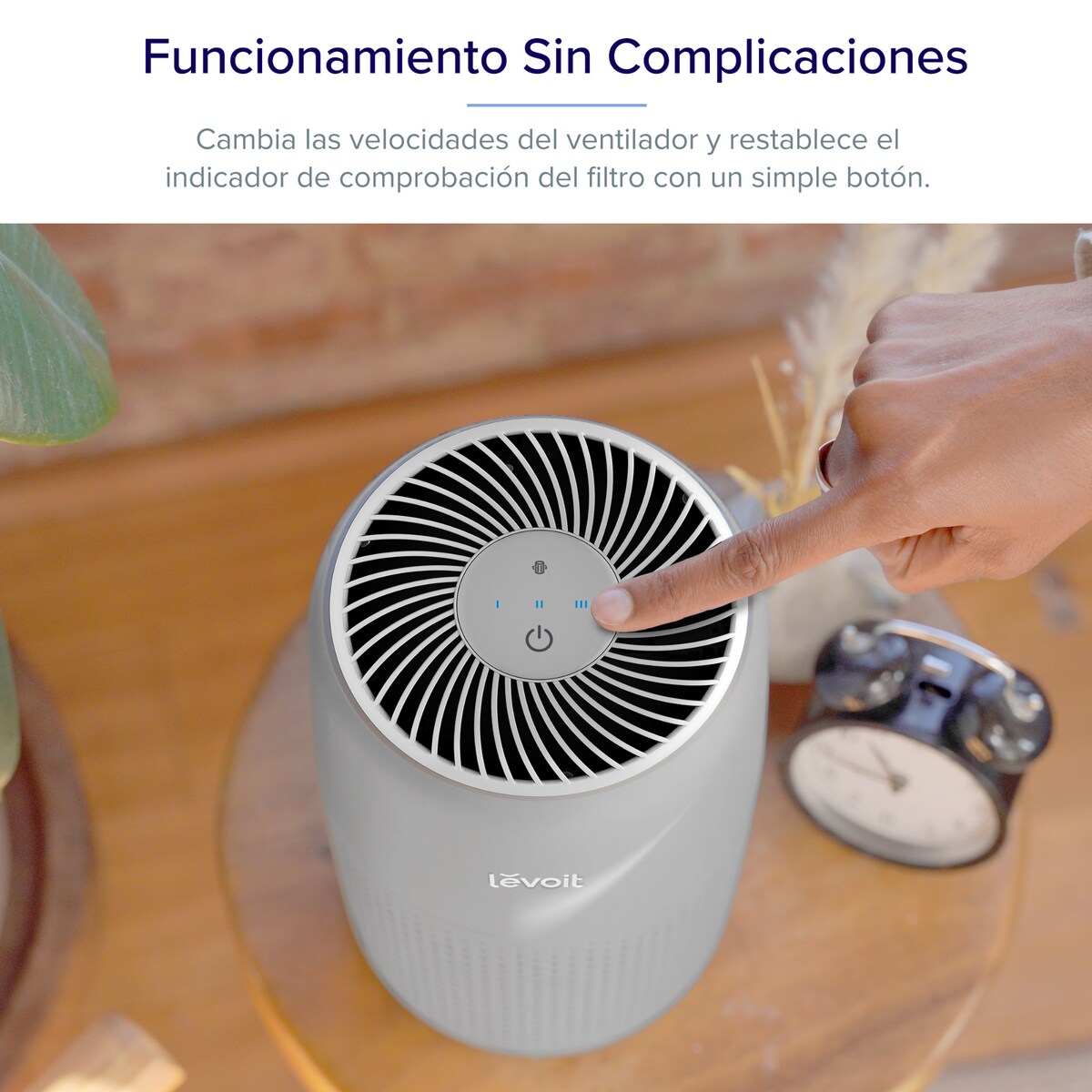 Purificador de ar ultrassilencioso Levoit Core Mini Pro com aromaterapia Cinzento-6