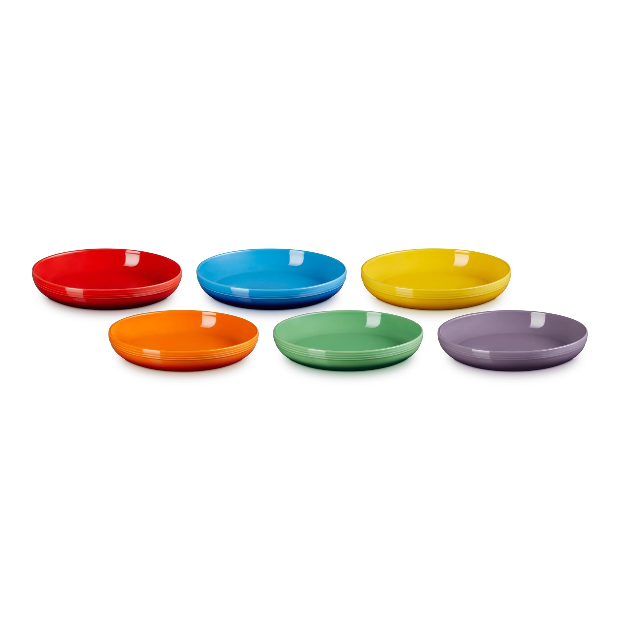 Set 6 Pratos Hondos Coupé Arcoiris Le Creuset Multicolor-2