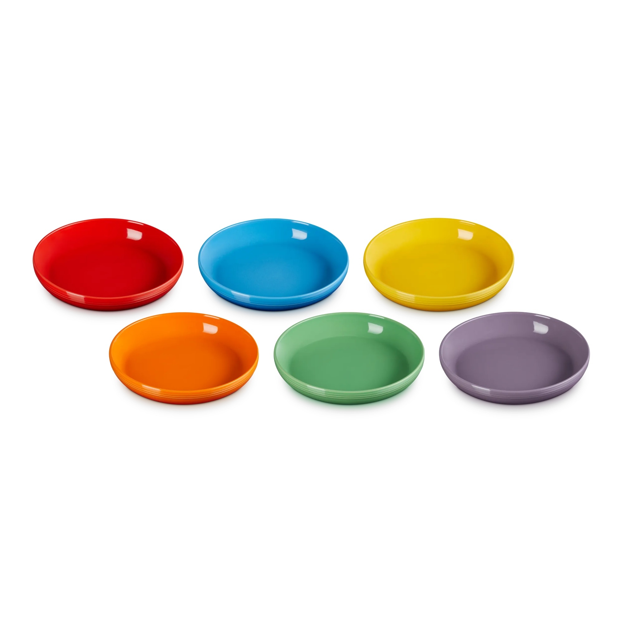 Set 6 Pratos Hondos Coupé Arcoiris Le Creuset Multicolor-3