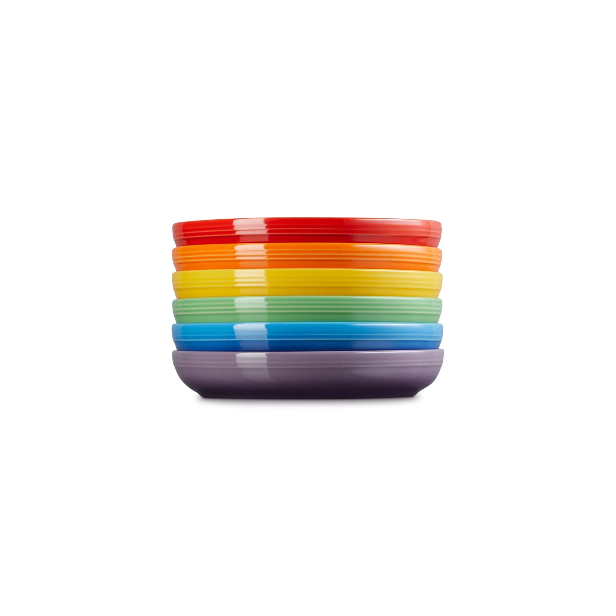 Set 6 Pratos Hondos Coupé Arcoiris Le Creuset Multicolor-4