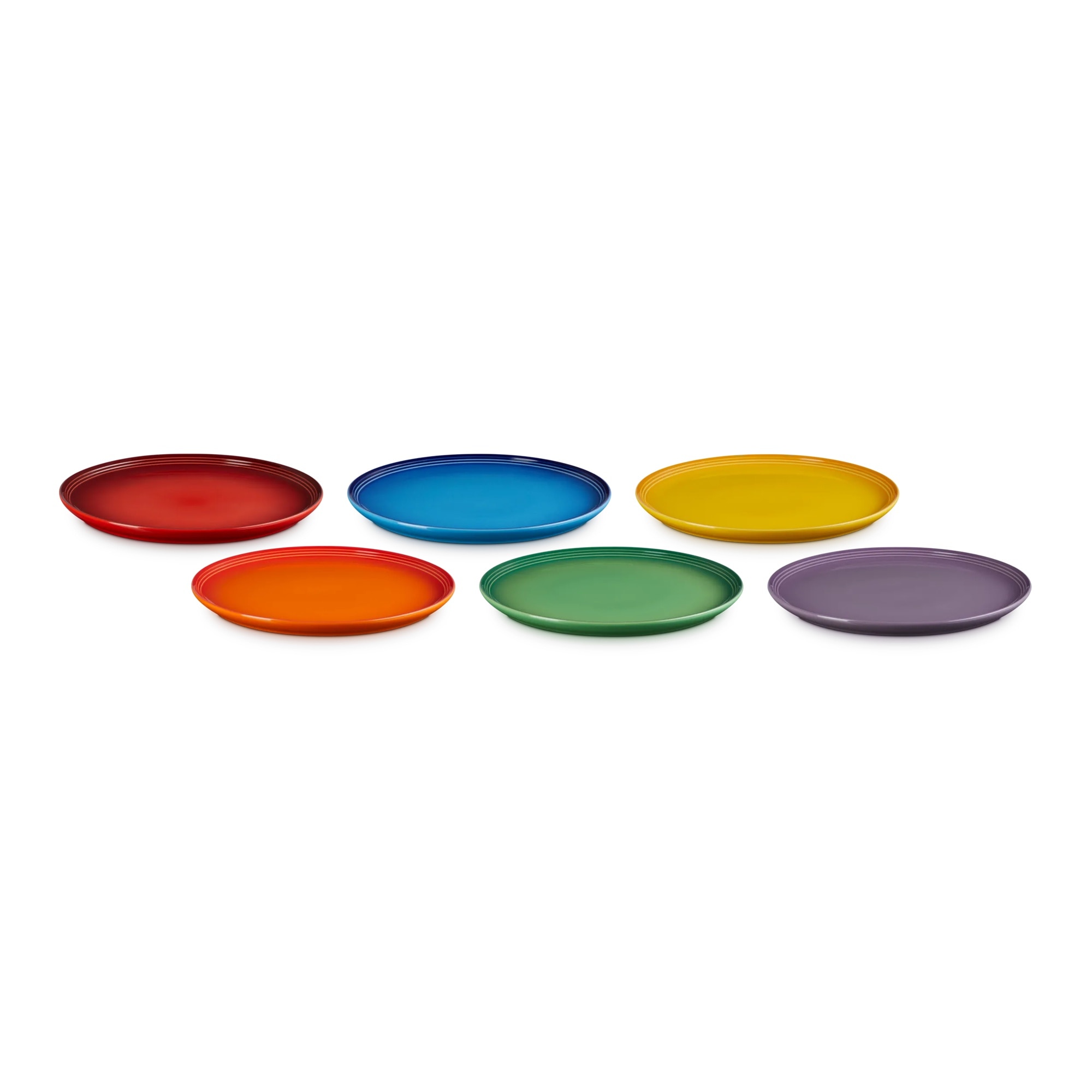 Set de 6 Pratos Coupé Arcoiris Le Creuset Multicolor-2