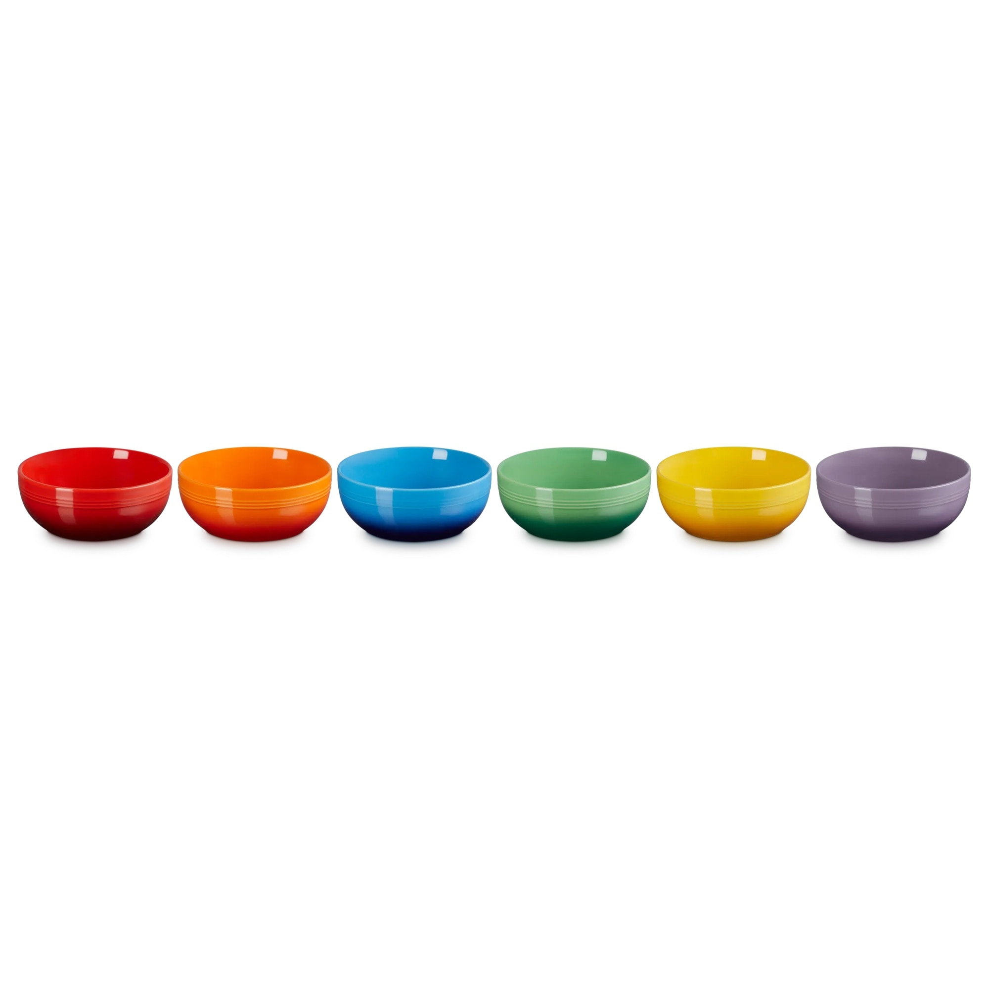Imagem 0 de Set de 6 Tigelas Coupé Arcoiris Le Creuset