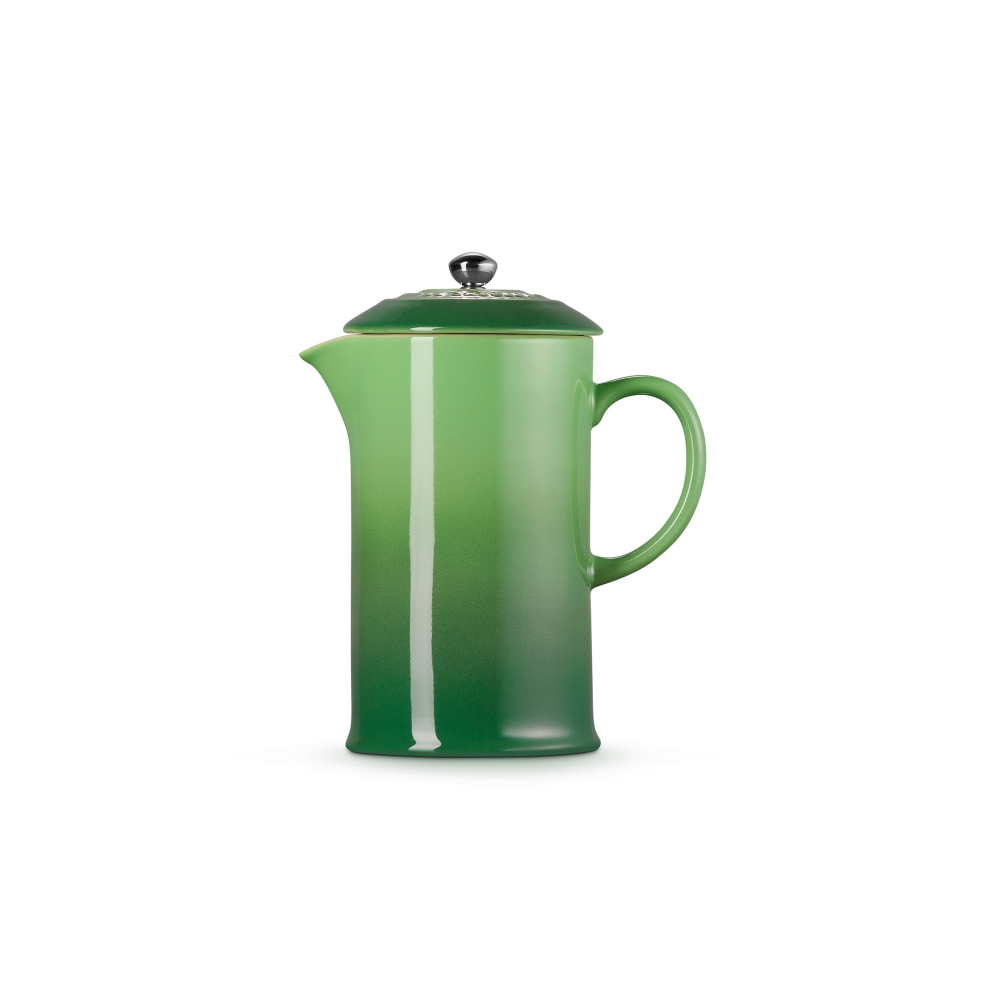 Cafeteira de prensa de cerâmica de grés Le Creuset Verde-3