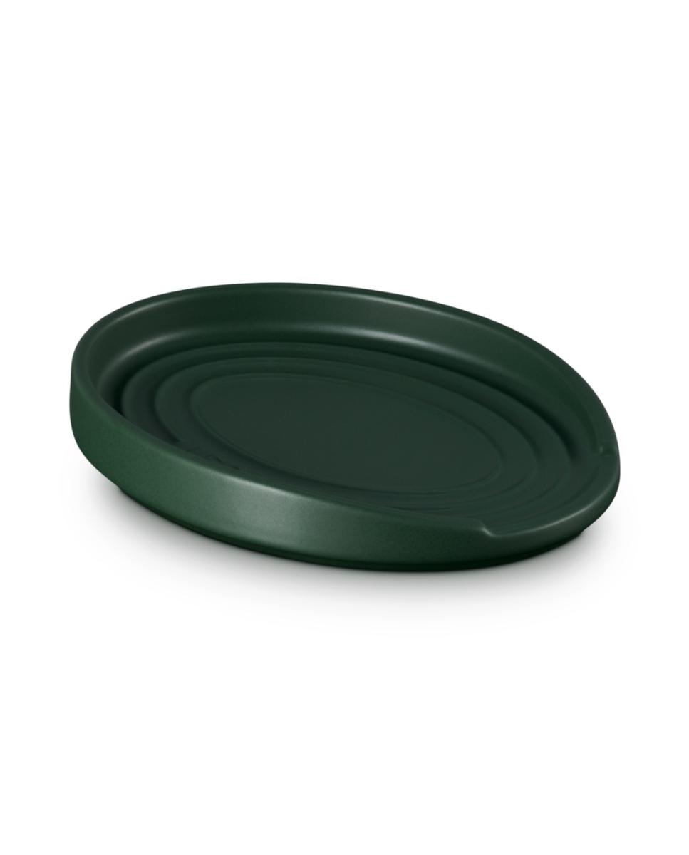 Repousa colher oval  Le Creuset Verde-escuro-1