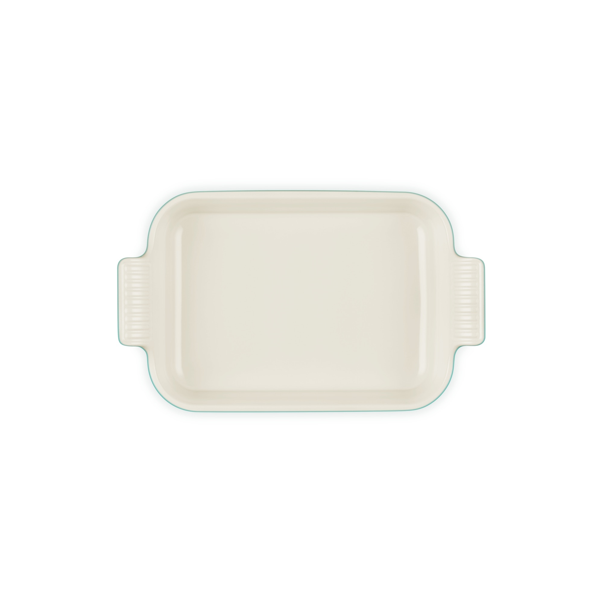 Travessa retangular Heritage de cerâmica de grés Le creuset Azul Pacífico-4