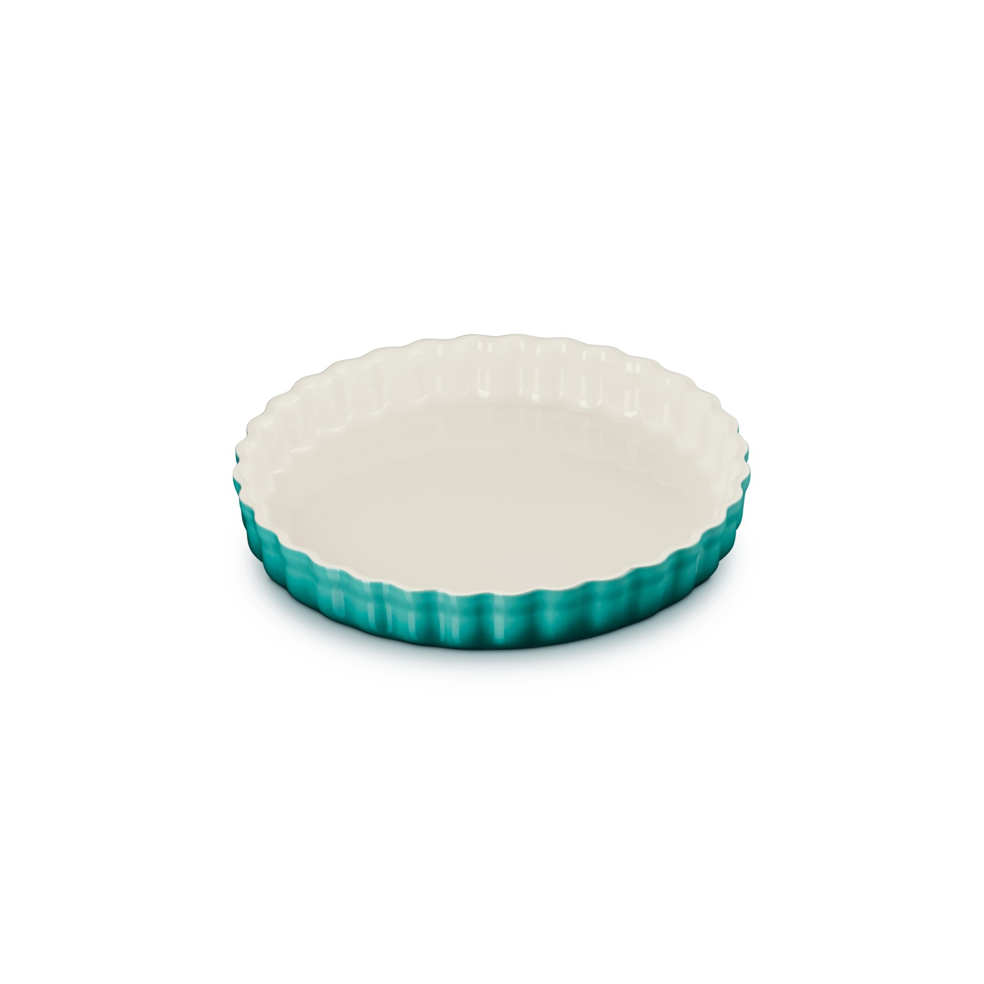 Molde tarte de cerâmica de grés Le Creuset Azul Pacífico-2