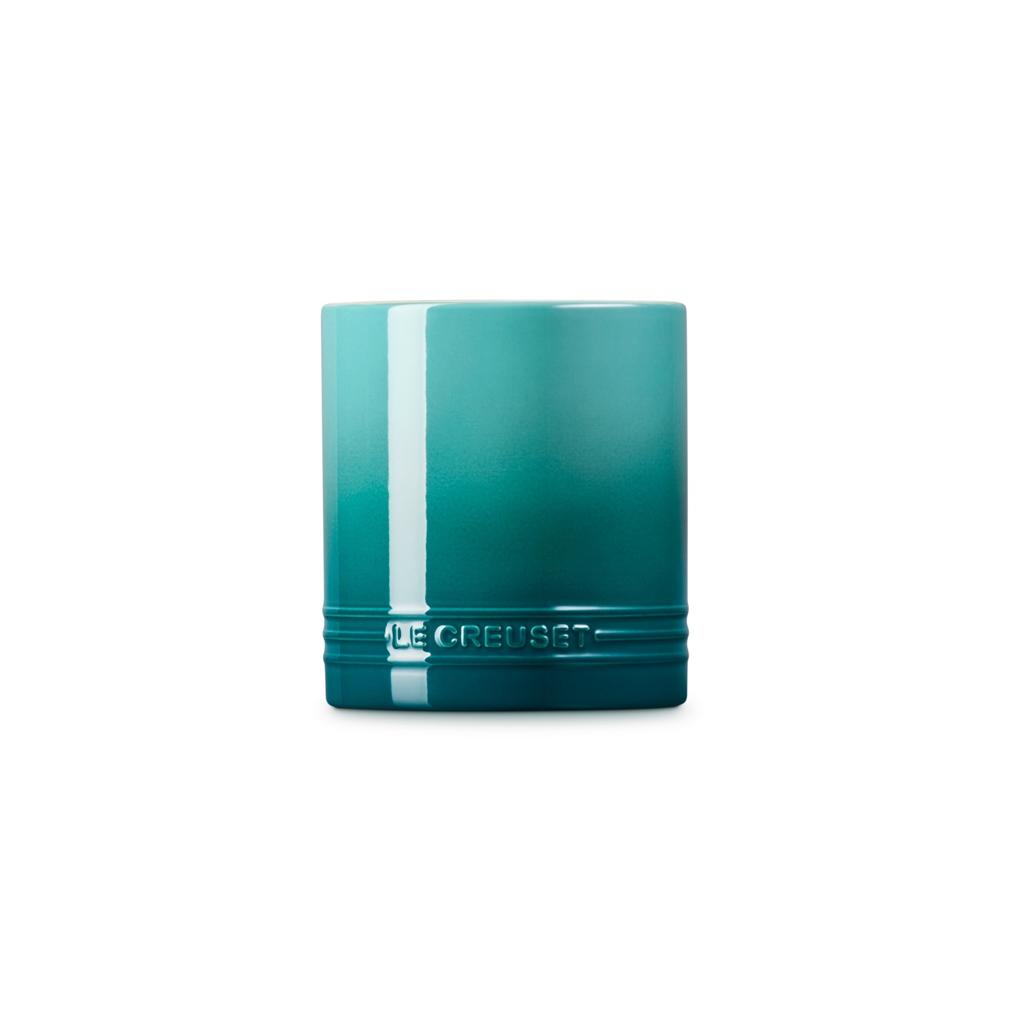 Recipiente para espatulas de cerâmica de grés Le Creuset Azul Pacífico-3