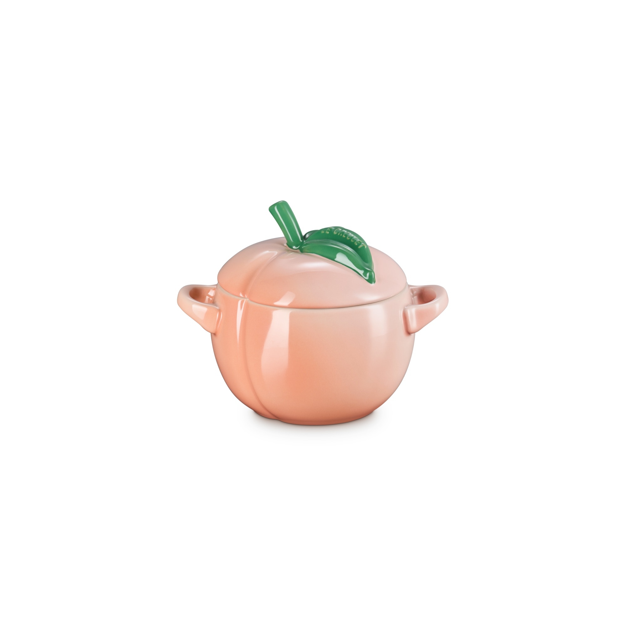 Mini cocotte fruit de cerâmica de grés Le Creuset Pêssego-1