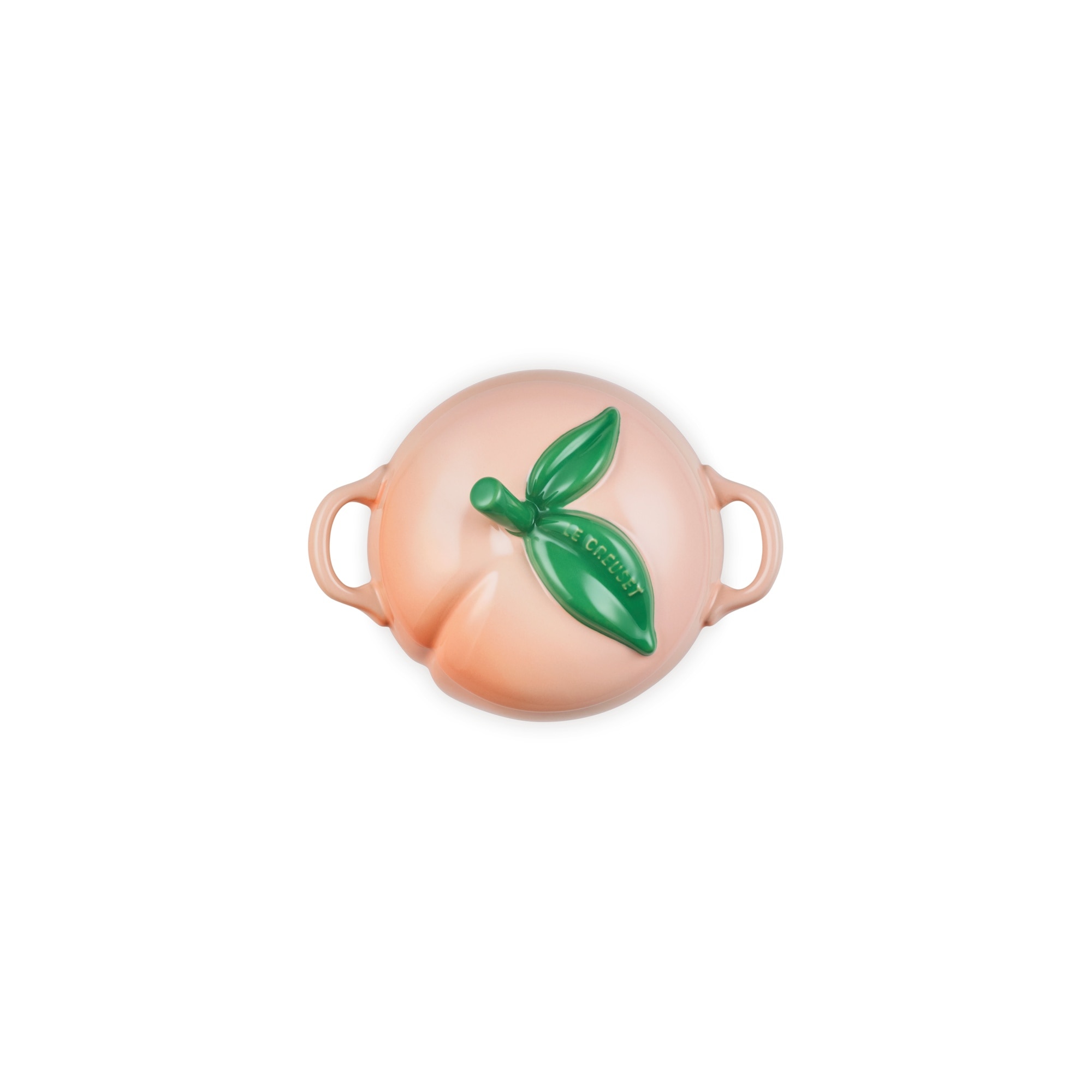 Mini cocotte fruit de cerâmica de grés Le Creuset Pêssego-4